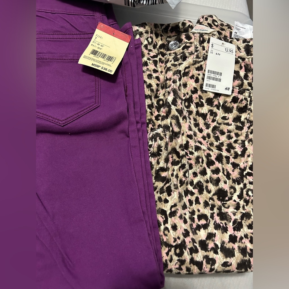 Girl pants 6/7 new